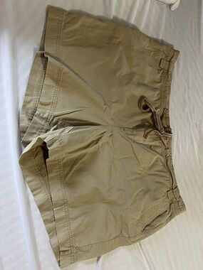 Casual Khaki Drawstring Shorts 24w